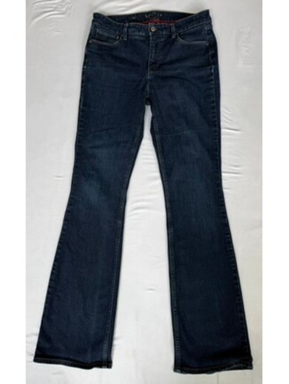 White House Black Market Size 10L Sculpt Flare Jeans Long Dark Wash